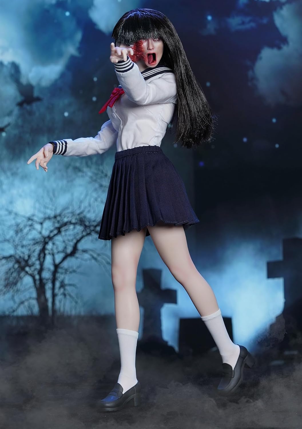 Super Duck 1/6 Scale Horror Girl 12 inch Woman Action Figure SET085
