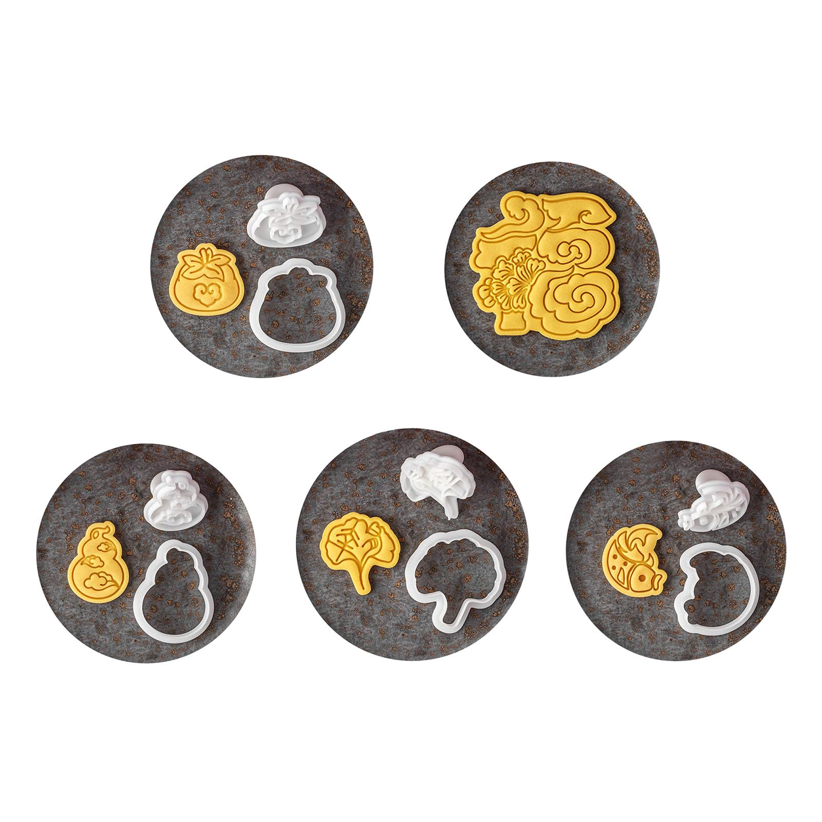 Elnwnnkc Cookie Cutter Biscuit Molds Spring Festival Series Biscuit Cutter Perfect for New Year Celebrations Festive Atmosphere Baking Supplies