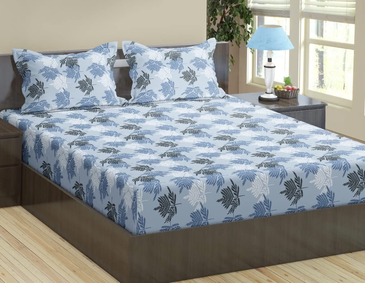 See full amazon price history chart for Trance Home Linen Modern Art 100% Pure Cotton King Size Bedsheet |Double Bedsheets with 2 Pillow Covers |144 Tc | Hypoallergenic (108 x 108 inch, Ferns Paradise Blue) Trance Home Linen Modern Art 100% Pure Cotton King Size Bedsheet |Double Bedsheets with 2 Pillow Covers |144 Tc | Hypoallergenic (108 x 108 inch, Ferns Paradise Blue) (B0C2499Q1T) Amazon Price History, Amazon Price Tracker
