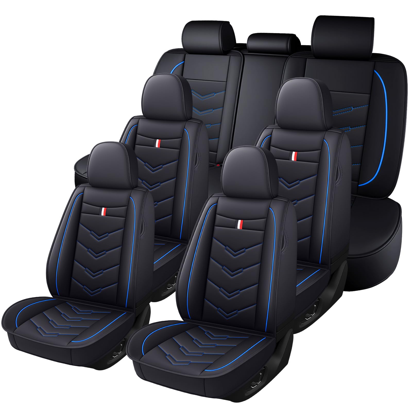 Axflong Car Seat Cover 7 Seats for Chevrolet Traverse 2009-2025, Durable Wear Resistant Waterproof Vehicle Cushion Covers, Breathable No Odor Premium