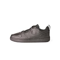 Nike Court Borough Low Recraft GS, Scarpe con Lacci, Black, Black, 38.5 EU