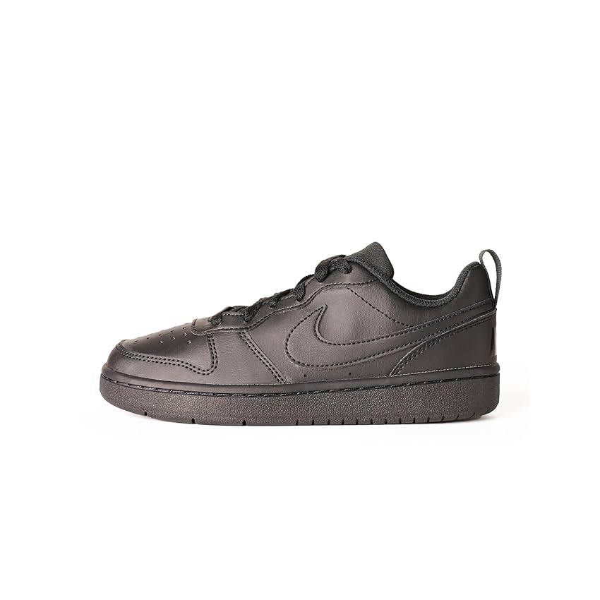 Nike Court Borough Low Recraft GS, Scarpe con Lacci, Black/Black, 38.5 EU
