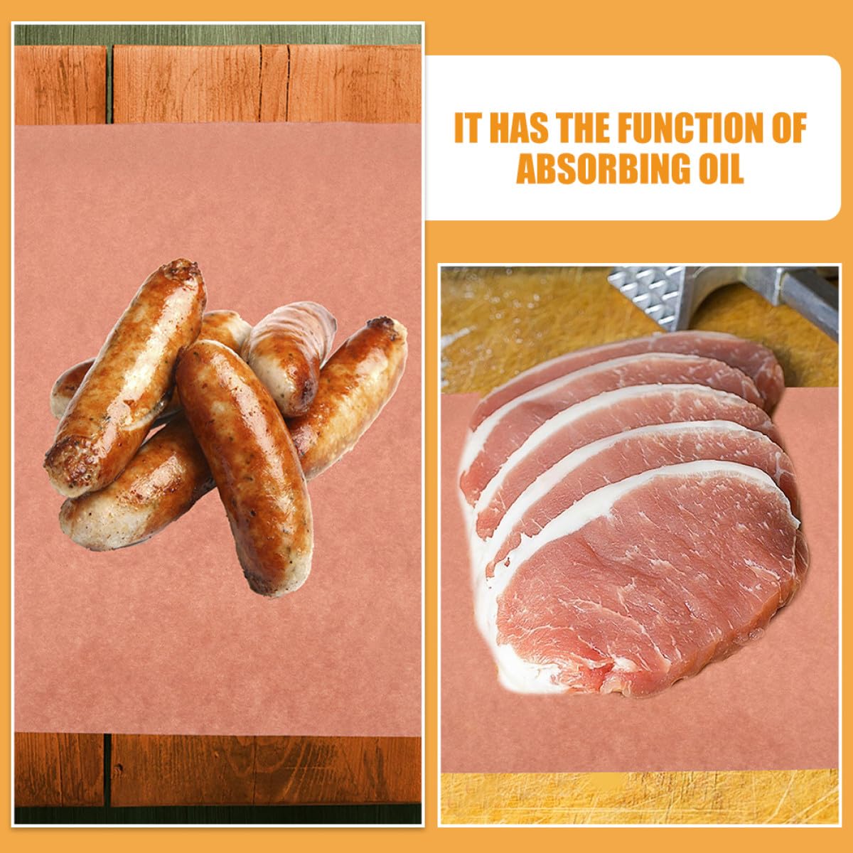 Butcher Paper Roll Nonstick Grill Paper for Smoking Meat Household Baking Sheets Bbq Accessories Practical And Safe