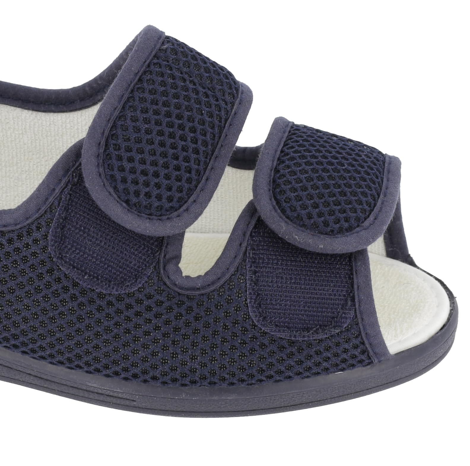 Hergos H044 - Sandali ortopedici pantofole sanitarie unisex, scarpe ortopediche traspiranti con chiusura a due strappi, sandali per riabilitazione per DONNA e UOMO