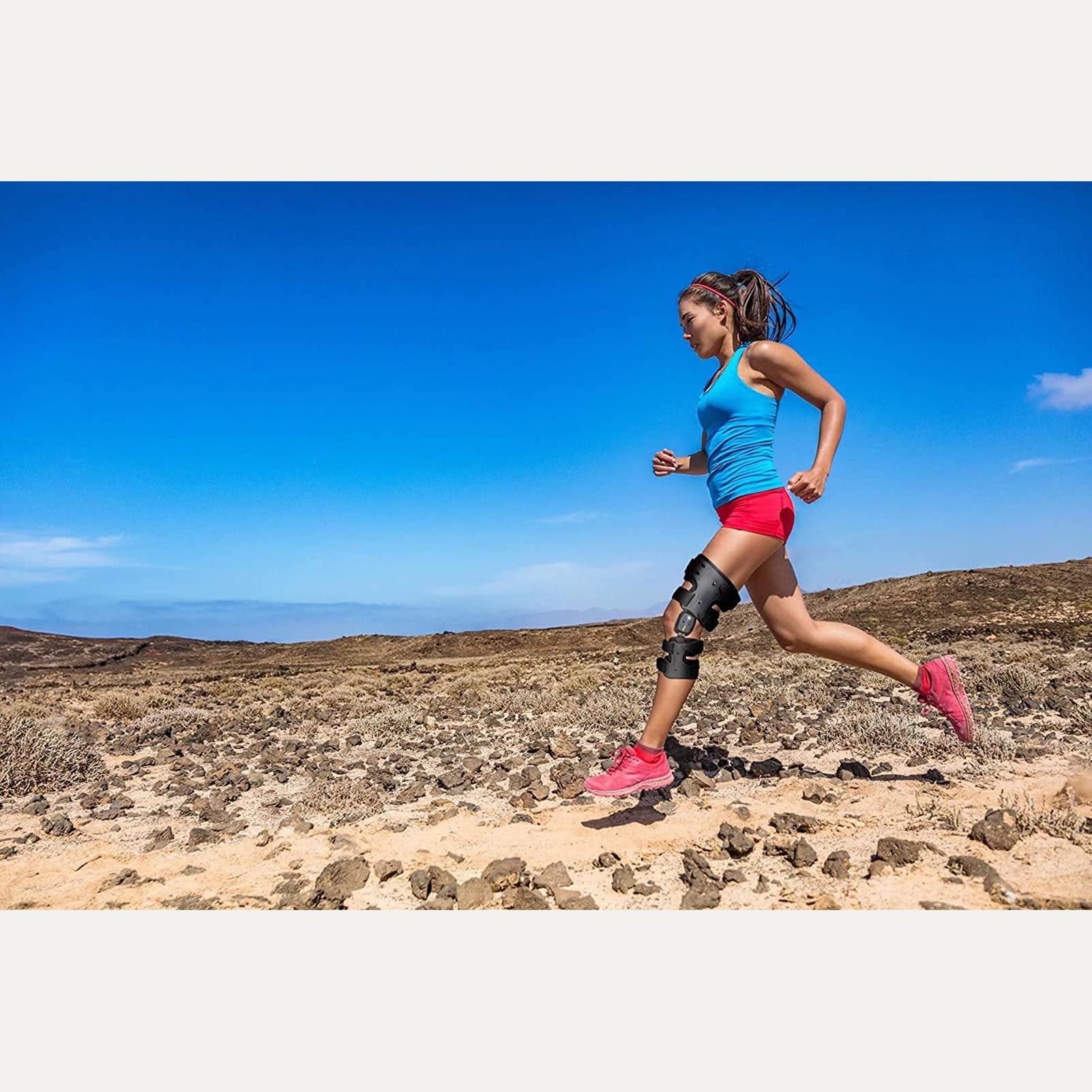 Scaricatore per osteoartrite Ginocchiera ROM regolabile incernierata Ginocchiera stabilizzatrice Protezione e recupero dalla riduzione del carico Artrite Riparazione della cartilagine Dolore articol