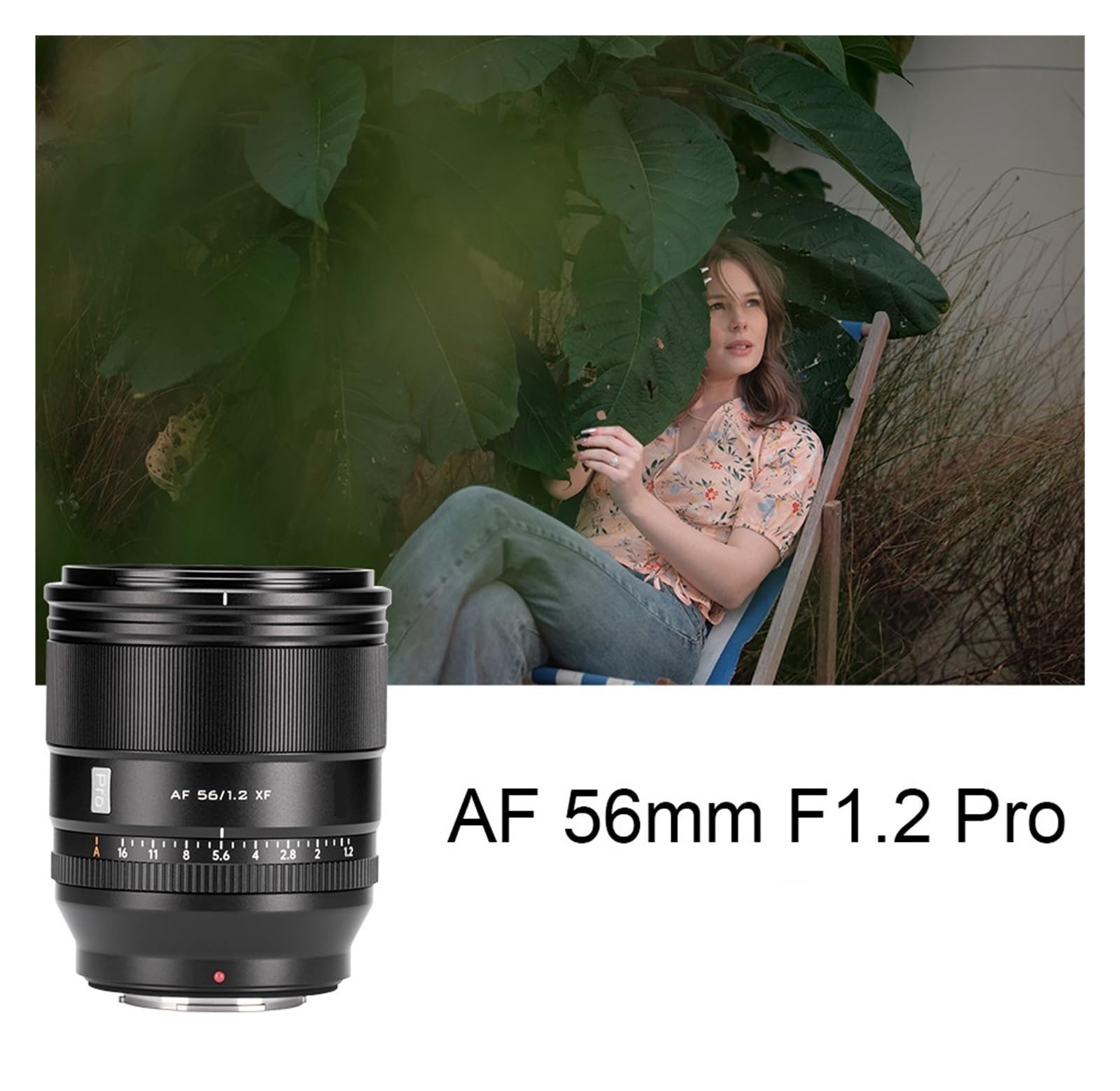 DSLR Camera Lens, Compatibile con obiettivo Fuji X, 56 mm F1.2 Pro APS-C AF