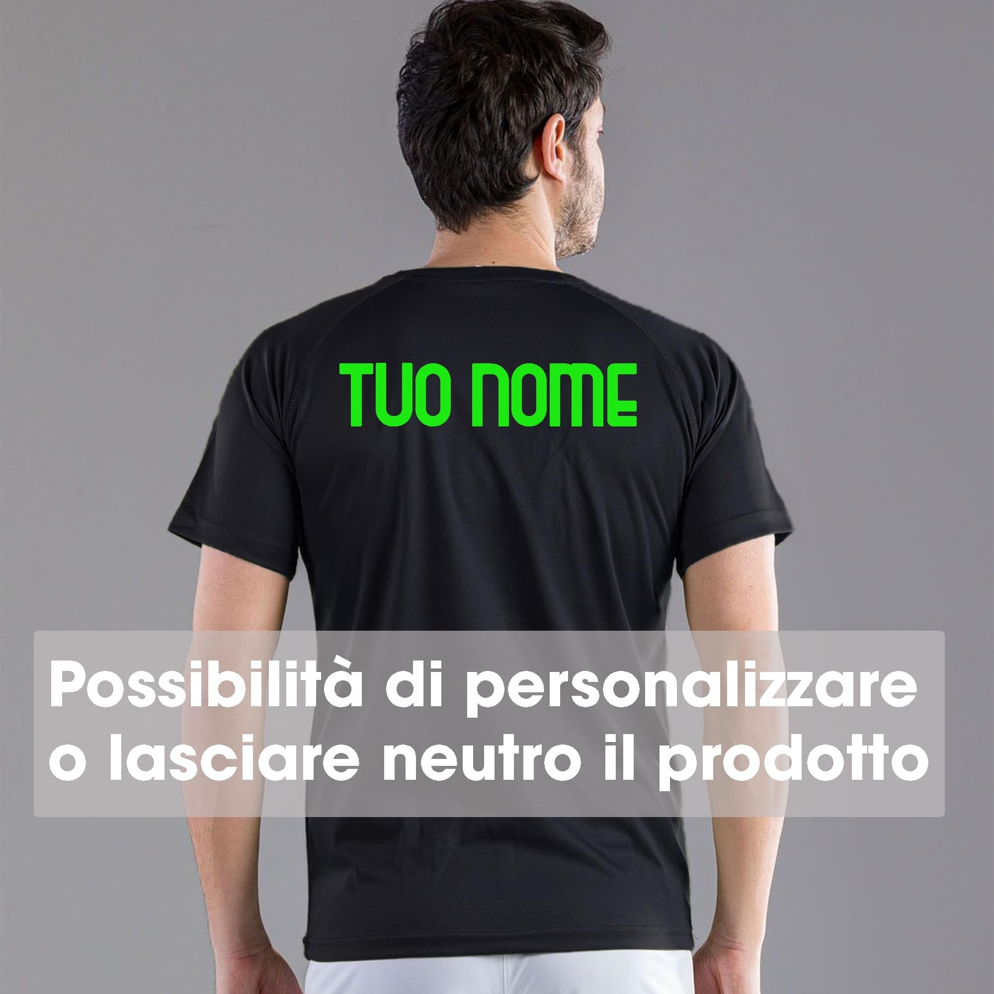 Completo Padel Personalizzabile Traspirante - Maglia e Pantaloncini Uomo Con Tasche, Abbigliamento Made in Italy