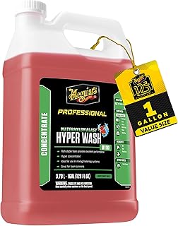 D111 Hyper-Wash Foaming Car Wash Lifts Off Dirt and Leaves a Rich Shine - 1 Gallon Container (Packaging May Vary)