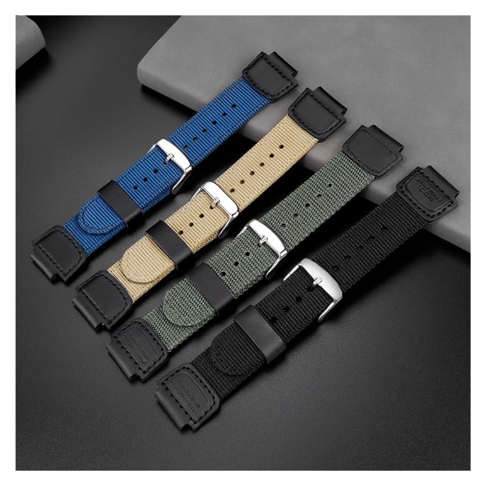 Remplacement du bracelet de la montre intelligente Bracelet de montre en Nylon sport toile de Nylon bracelet de montre remplacement rapide bracelet de montre for hommes femmes bracelet de montre en ny