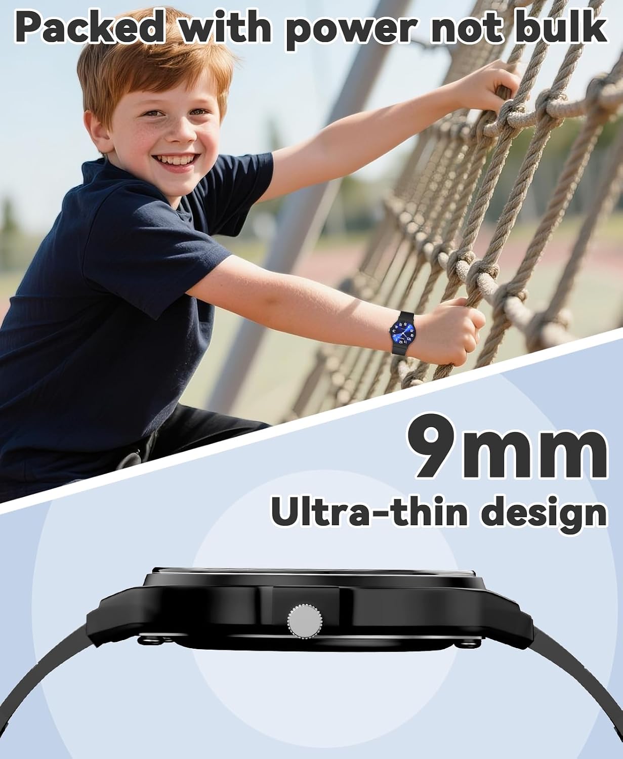 SOCICO Kids Analog Watch 30M Waterproof for Boys & Girls 5-16 Years Old