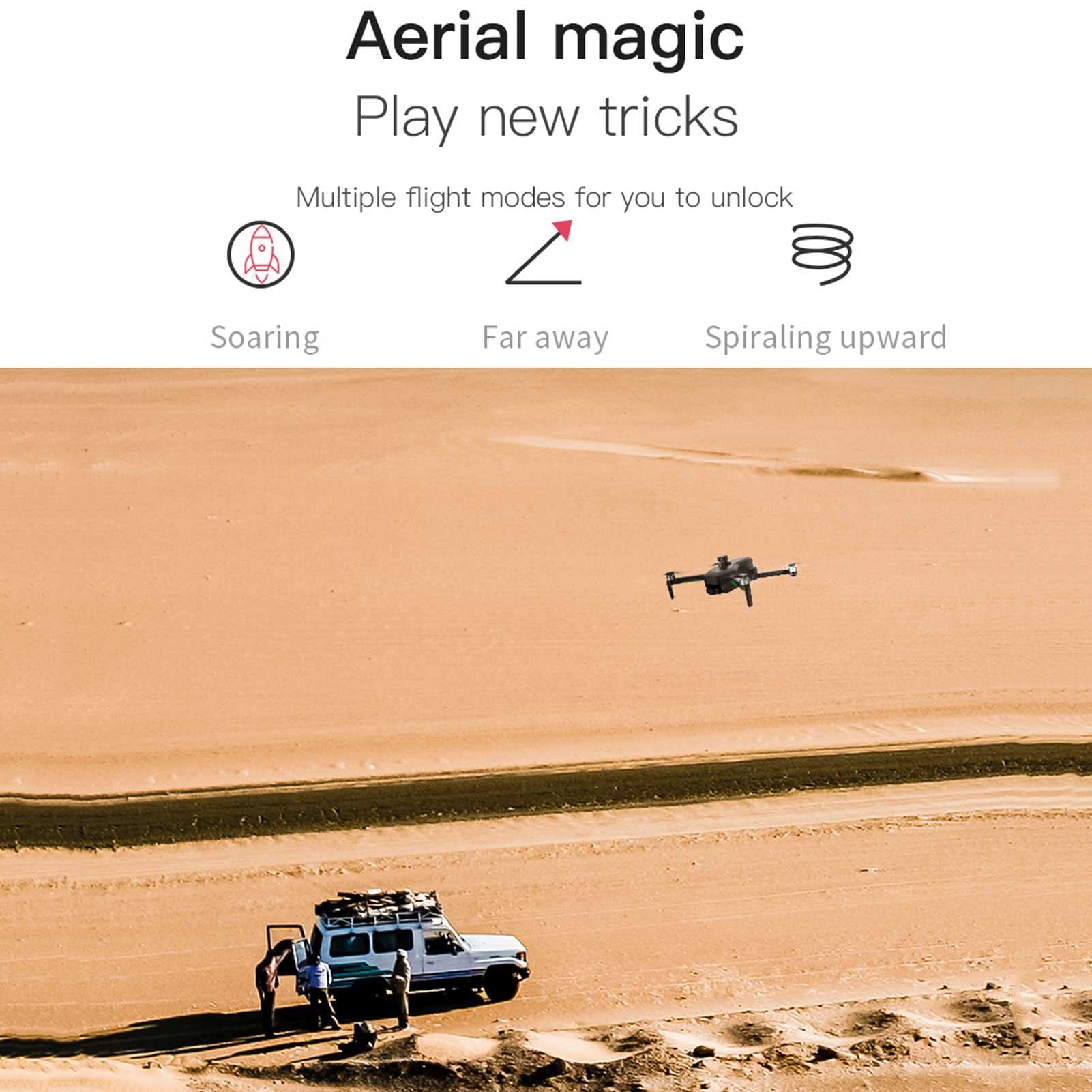 4K Dron 3-Axis kamera antywstrząsowa 26-min czas lotu 4 kierunki wykrywania przeszkód GPS Inteligentny system pozycjonowania podążaj za potężnym bezszczotkowym silnikiem czarny (1 bateria)