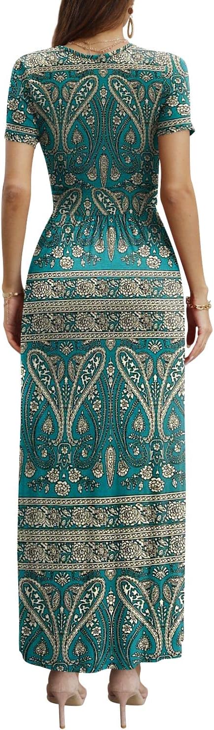 CATHY Women's Empire Waist Maxi Dress with Pockets Ethiopia Ubuy