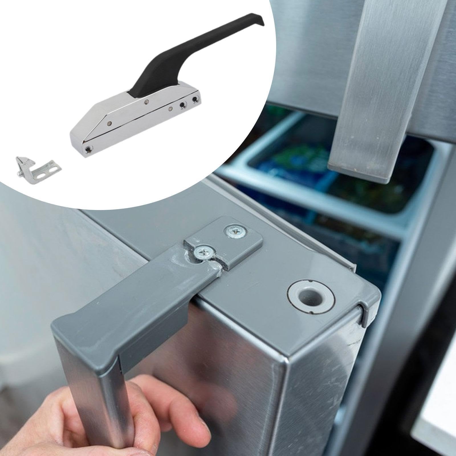Türschloss für Kühlräume, Cold Storage Door Handle, Kühlschranktürgriff, Begehbare Kühltüren, Türschloss für Kühlräume, Walk in Cool Doors Handle Freezer für Gefrierschrank Kühlraum