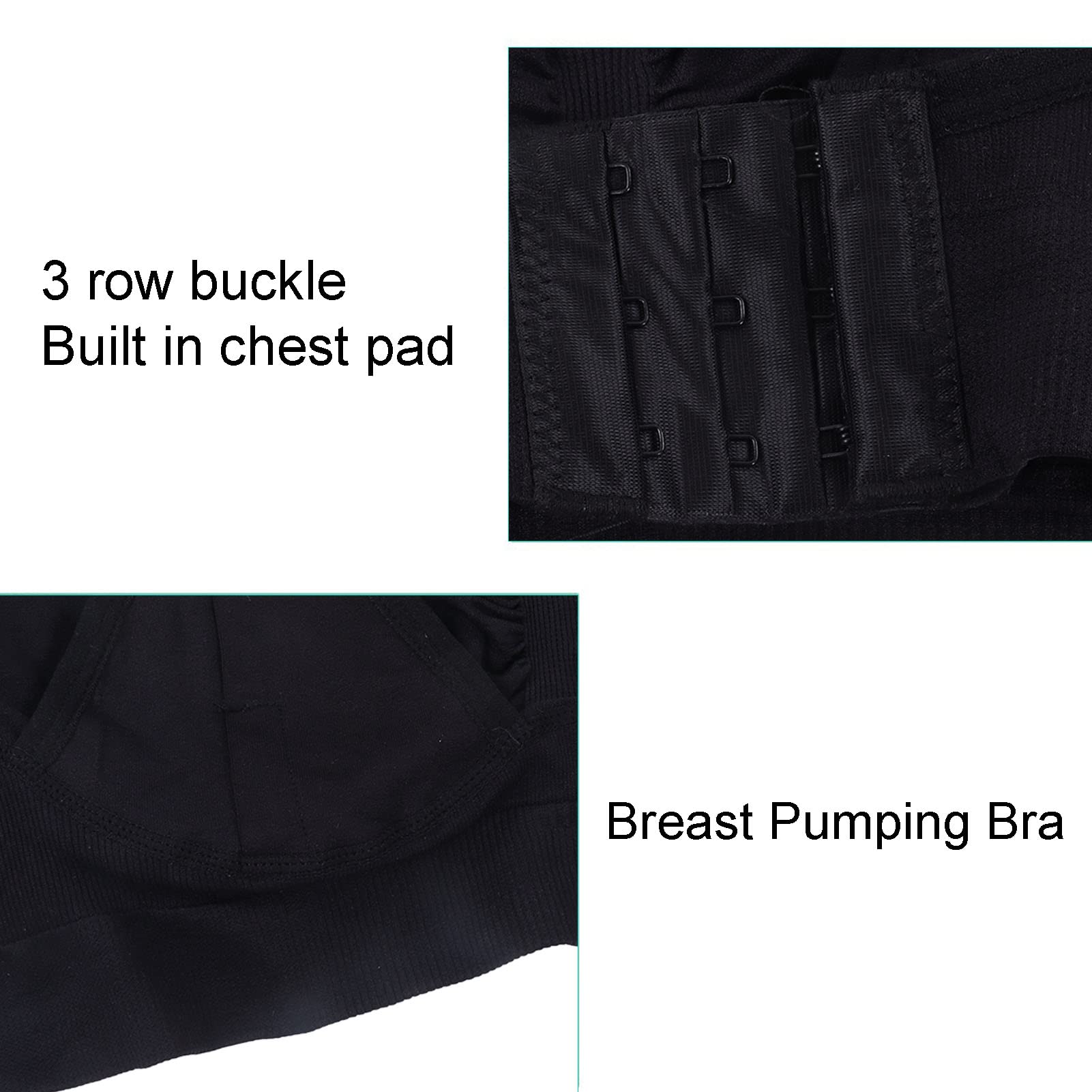 Soutien-gorge Pompe, Soutien-gorge Tire-lait Mains Libres élégant pour Puerpera à la Maison (M)