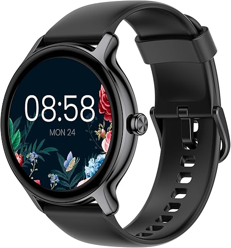 Stiive Reloj inteligente para mujer, rastreador de actividad física con oxígeno en sangre y monitor de frecuencia cardíaca, contador de pasos,