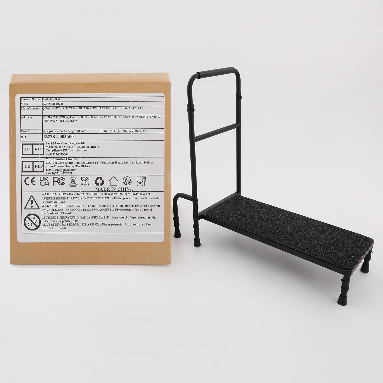 Pasos para bañera, escalones de escalones, soporte de seguridad móvil, ayuda para entrar en la bañera, nivel de baño, ayuda de entrada, hasta 155 kg, taburete de 77 cm, reposabrazos para bañeras