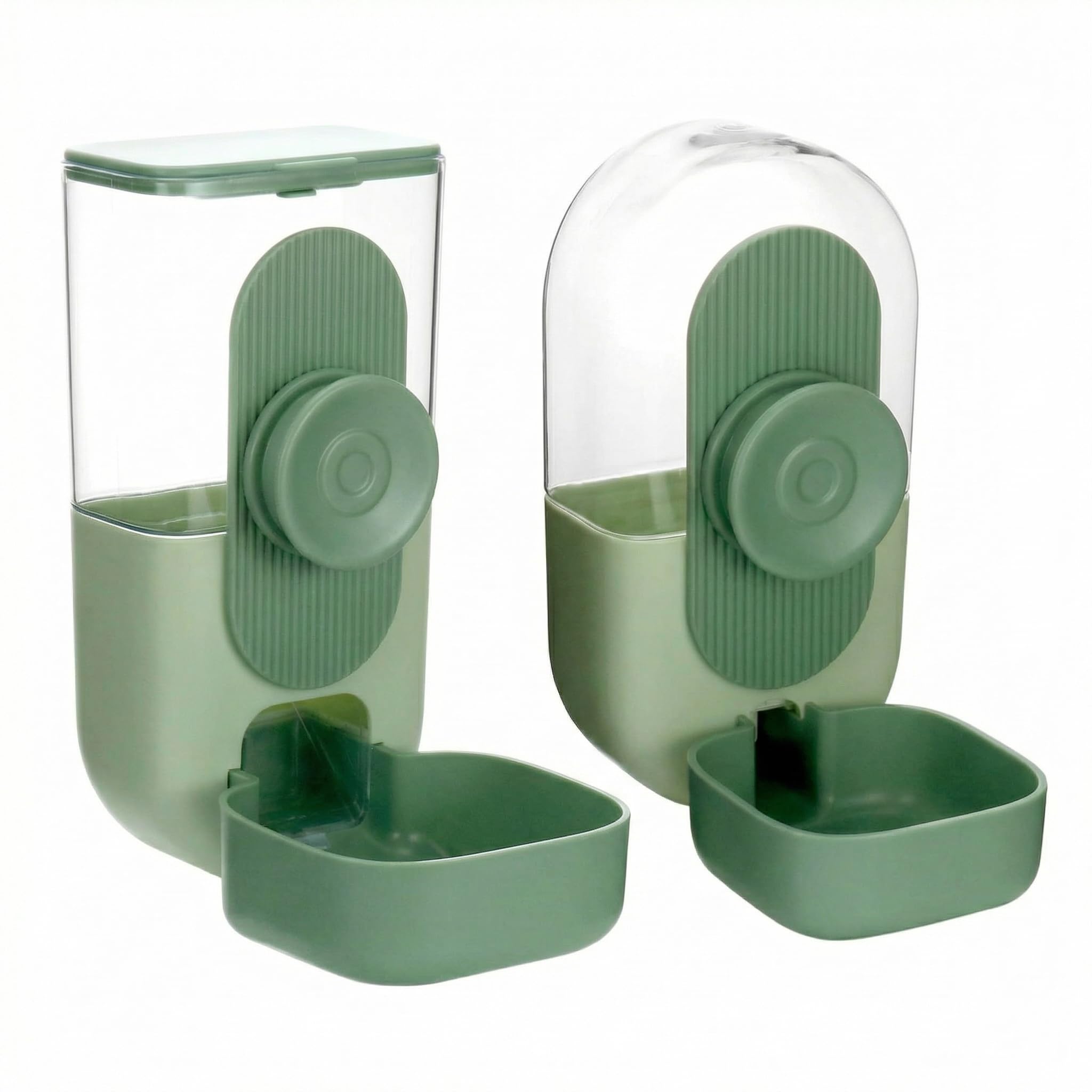 QWORK Distributeur Automatique de Nourriture 870 ML et Distributeur d'Eau 800 ML pour Hérissons