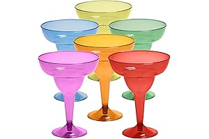 Disposable Margarita Glasses - for Fiesta & Mexican Decorations