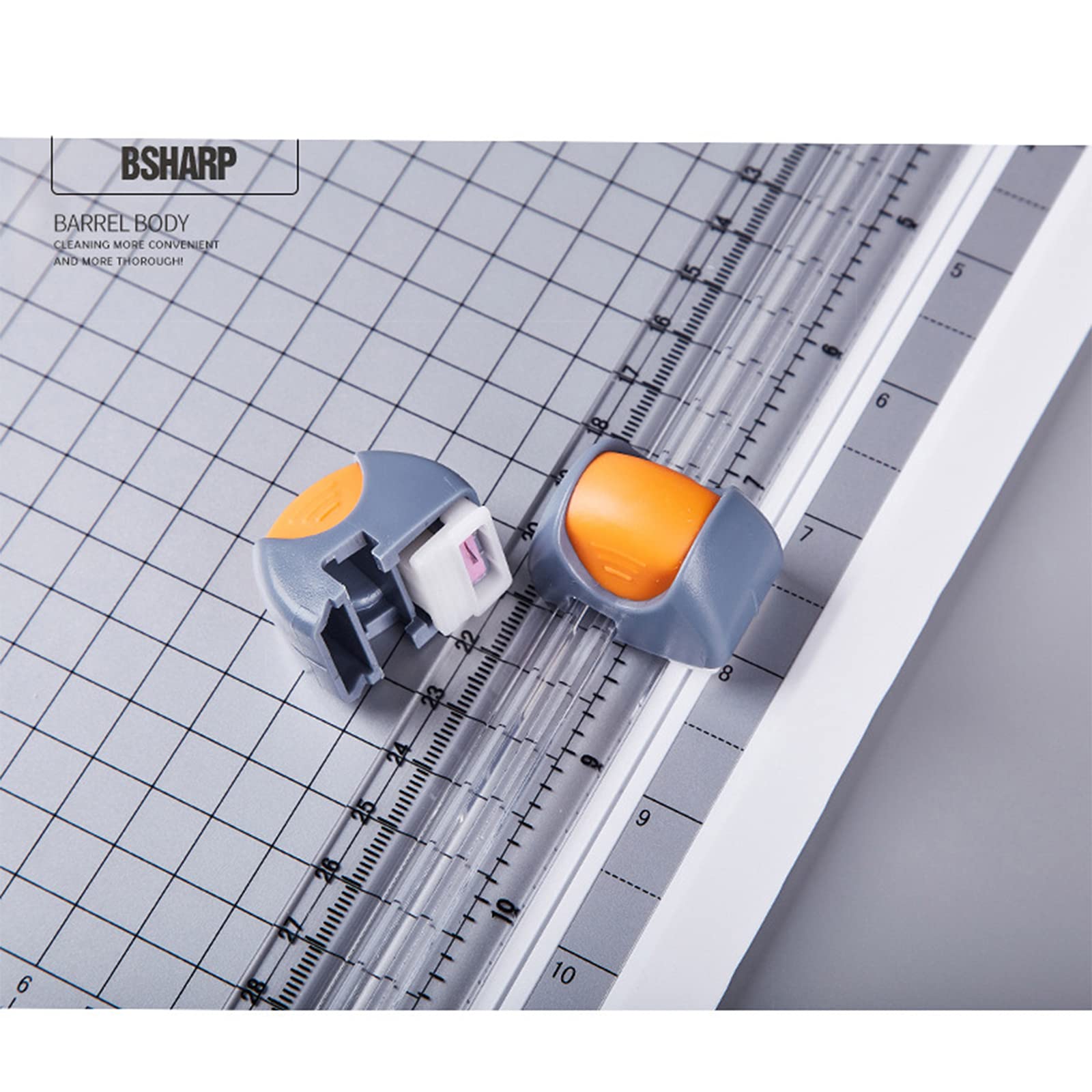 Papierschneider, Papierschneidemaschine, Guillotine-Papierschneider, A4, Scrapbooking, mit automatischer Sicherheitssicherung und seitlichem Lineal zum Schneiden von Coupons, Bastelpapier und Fotos