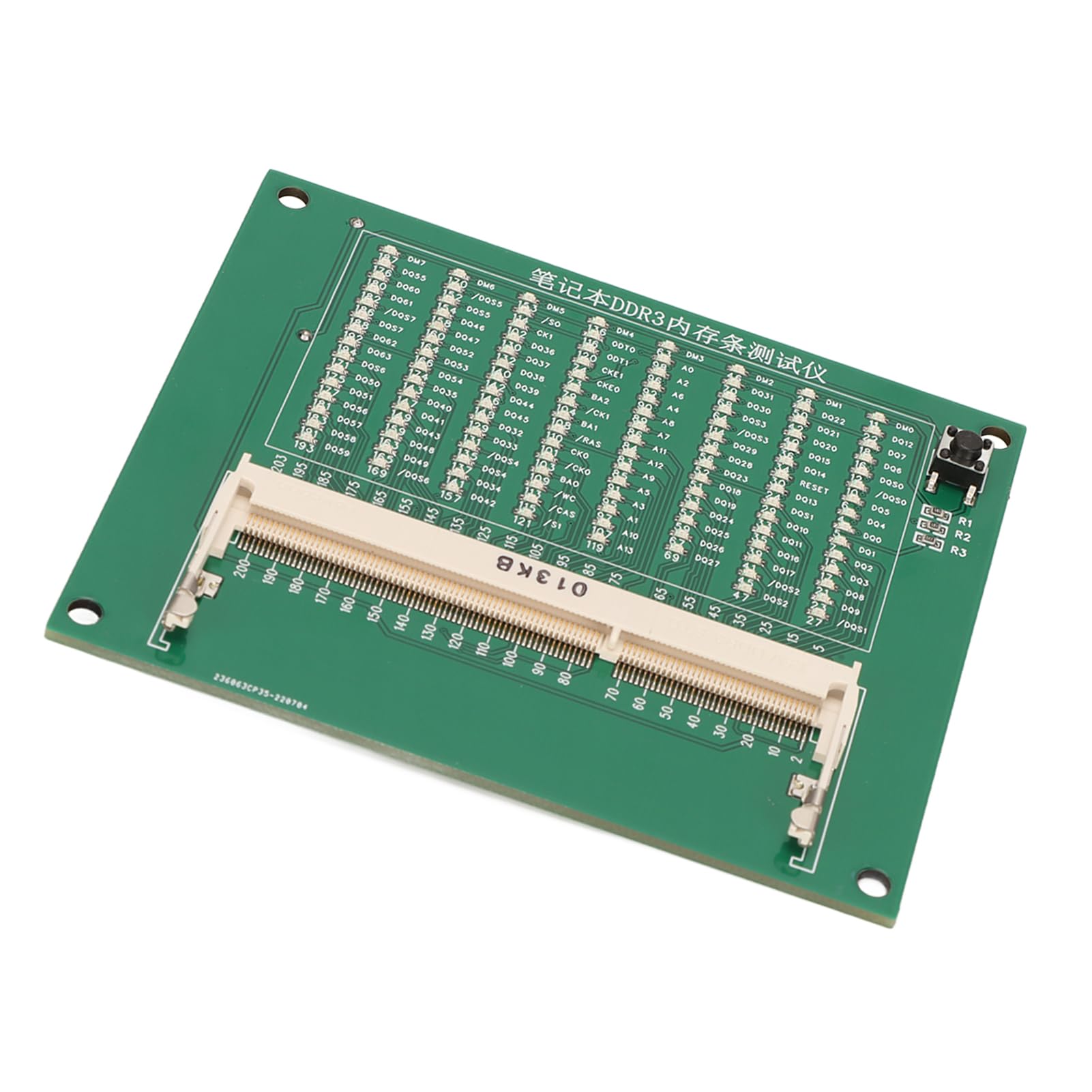 Naroote DDR3 Speicher Testkarte, 110 LED Anzeigen, für Arbeitsspeicher