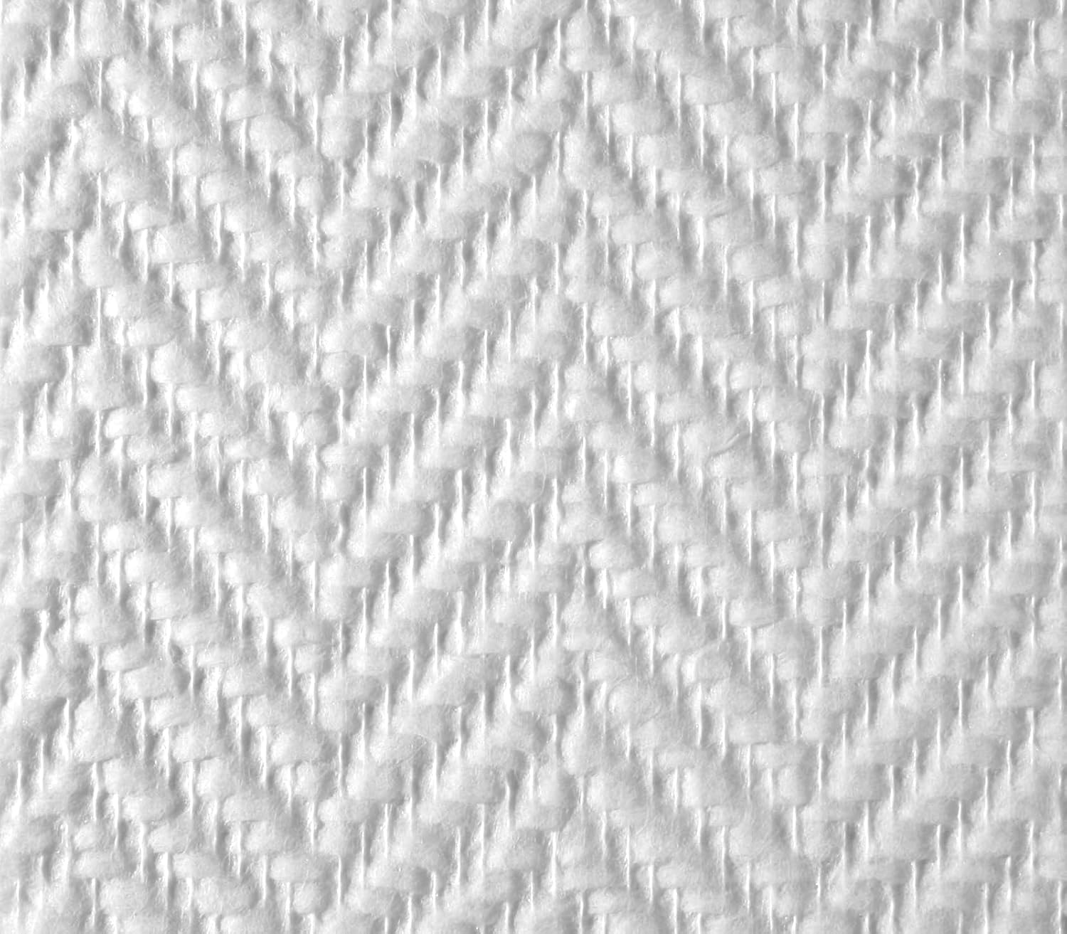 Semin Toile de Verre à Peindre Motif Chevron – Rouleau 50 x 1 m – Fibre de Verre Pré-Enduite – Rénovation Mur – Masque Défauts & Fissures – Facile à Poser