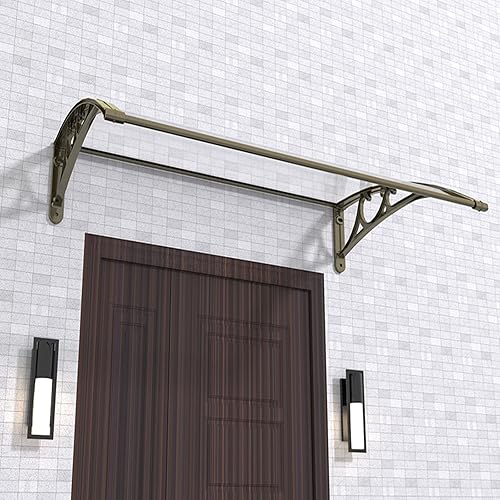 Miniatura 4 de Toldo para ventana, toldo para puerta delantera, toldo de patio al aire libre, toldo de entrada, toldo para techos, cubierta de toldo silencioso,