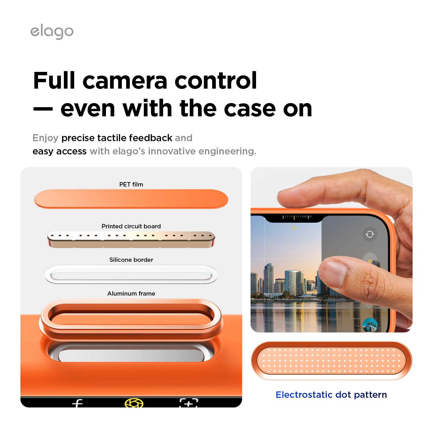 elago Cover Magnetica in Silicone Liquido per iPhone 17 (6,3") – Compatibile con MagSafe, Antiurto, Sottile, Finitura Soft-Touch (Arancione)