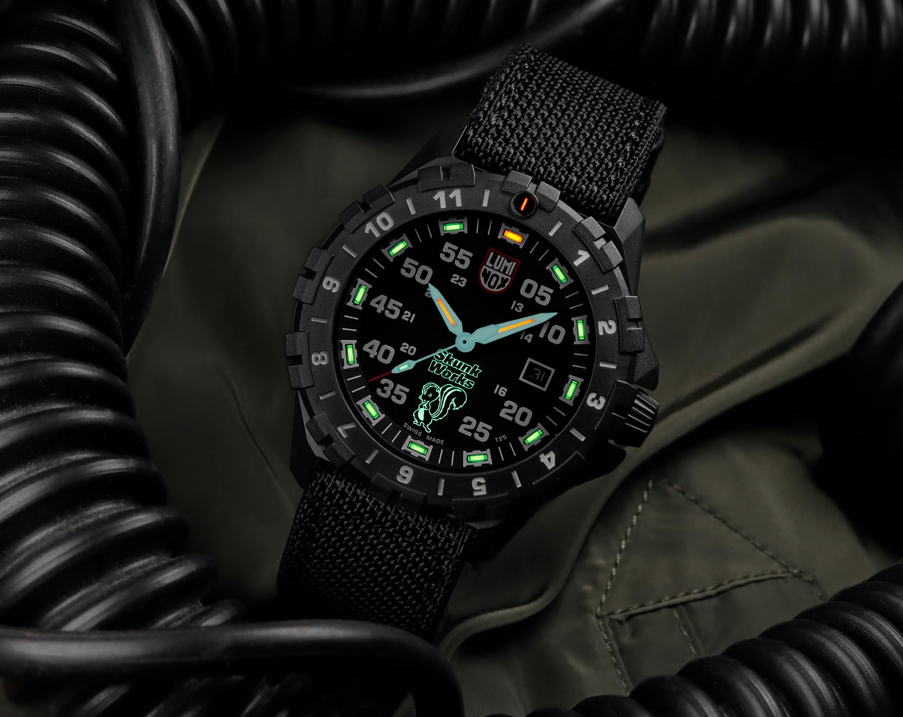 Luminox Reloj analógico de Cuarzo para Hombre con Correa de plástico XA.6442.H.Set