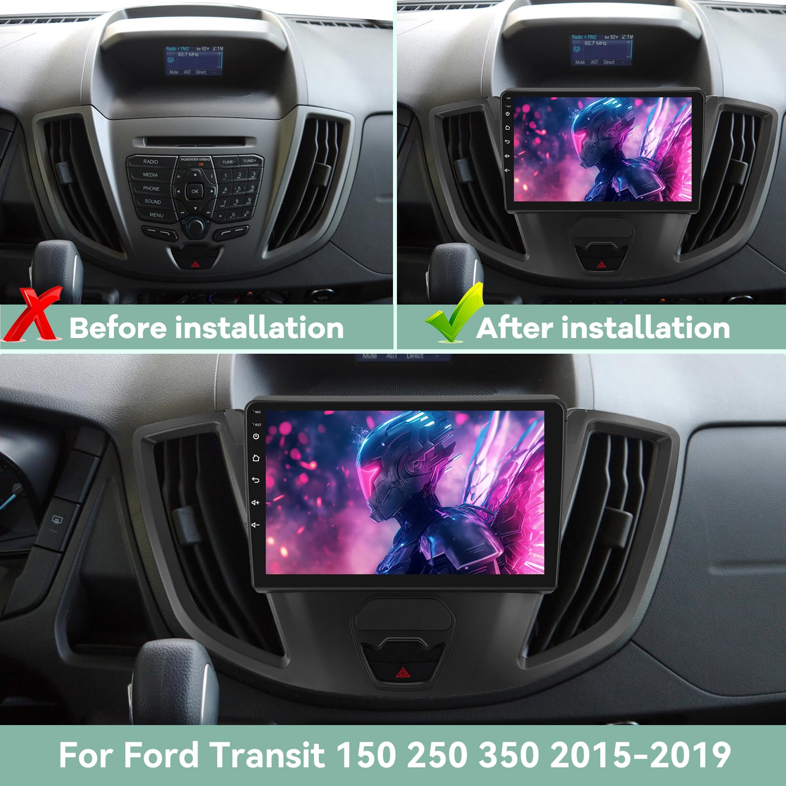 Android 15 Car Radio 9 Inch Touch Screen Multimedia for