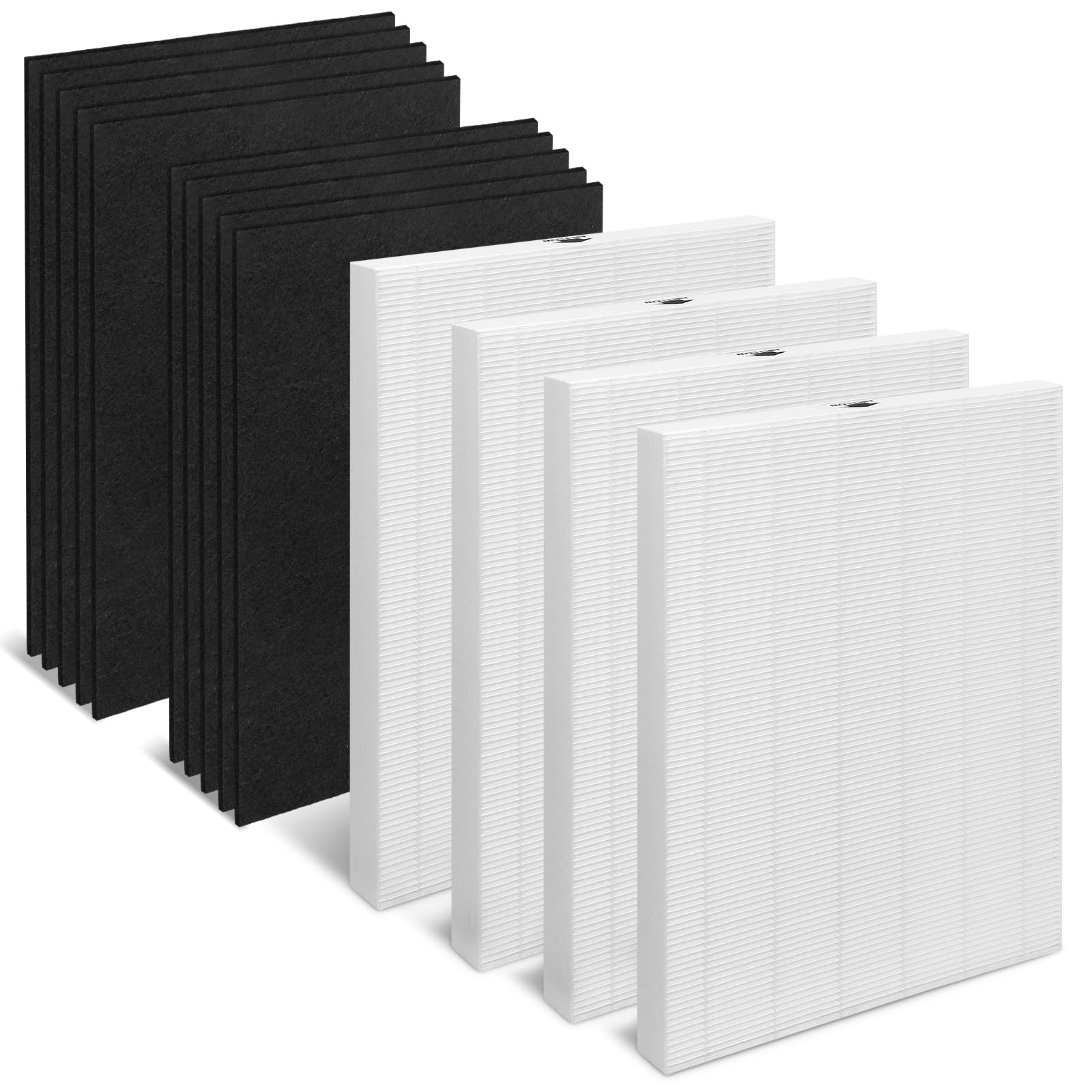 Photo 1 of 4+12 Pack True HEPA Replacement Filter Compatible with Fellowes AeraMax 200 Filter AeraMax 190/200/DX55/DB55 Air Clean Purifier,Part# 9287101 9324101, 4 Aera-Max 200 Replacement + 12 Pre (4)