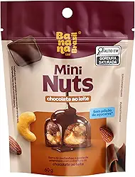 Banana Brasil Pouch Nutsbites Pasta Amendom E Choc. Ao Leite 60G