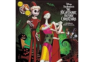Delightful 2023 Nightmare Before Christmas Wall Calendar with Exclusive Decal
