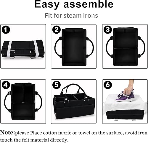 Miniatura 7 de Organizador de pañales para bebé para niñas y niños, cesta de almacenamiento grande para guardería, bolsa portátil para cambiador y automóvil,