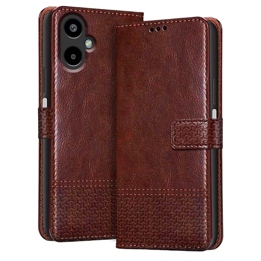 Fashionury Flip Back Case for Samsung Galaxy A06 5G | Designer Button | Genuine Leather Finish | Inbuilt Pockets & Stand | Flip Cover Back Case for Samsung Galaxy A06 5G (Brown) Fashionury Flip Back Case for Samsung Galaxy A06 5G | Designer Button | Genuine Leather Finish | Inbuilt Pockets & Stand | Flip Cover Back Case for Samsung Galaxy A06 5G (Brown)