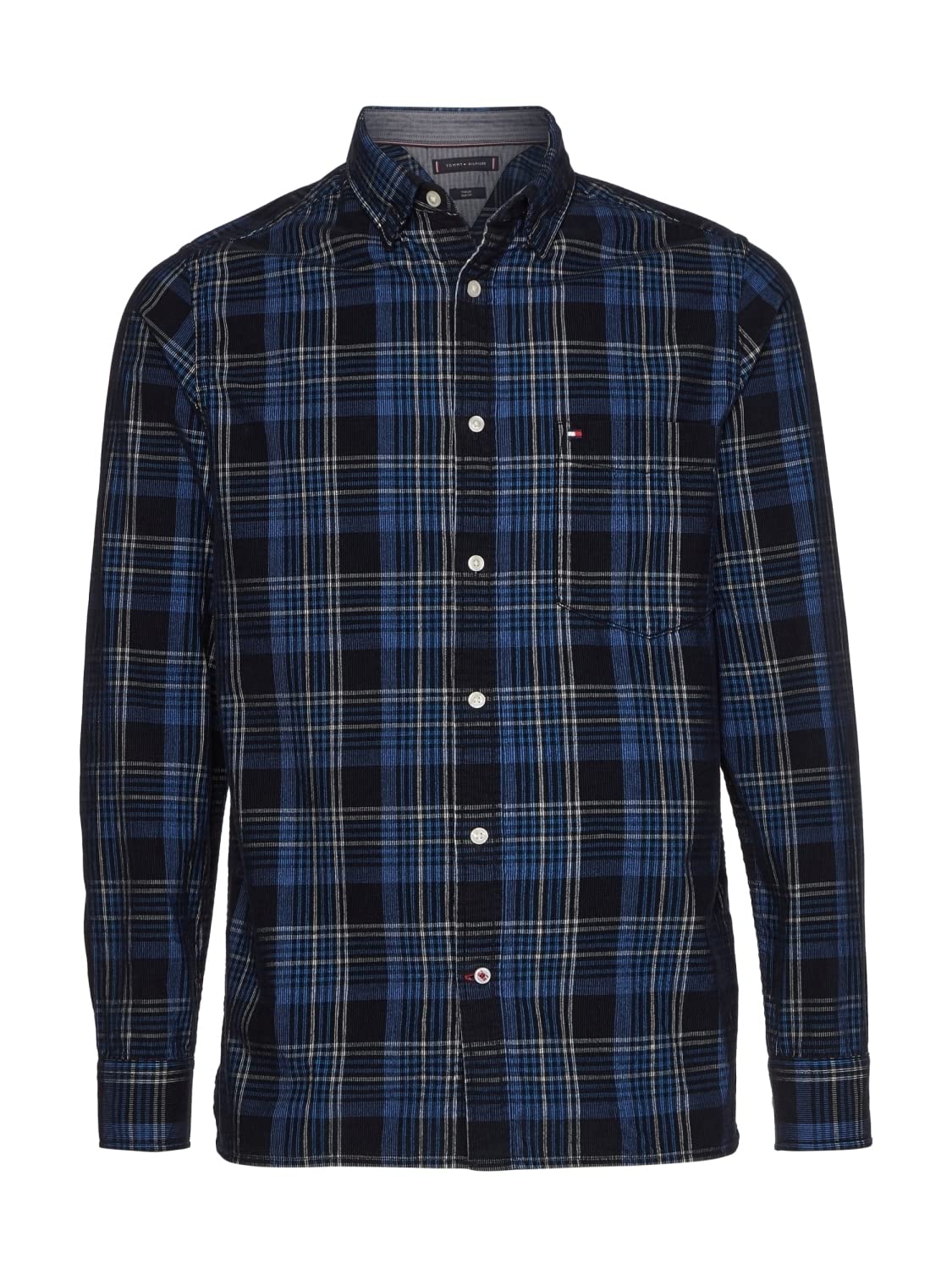 Tommy Hilfiger Camisa de Pana A Cuadros Informales para Hombre