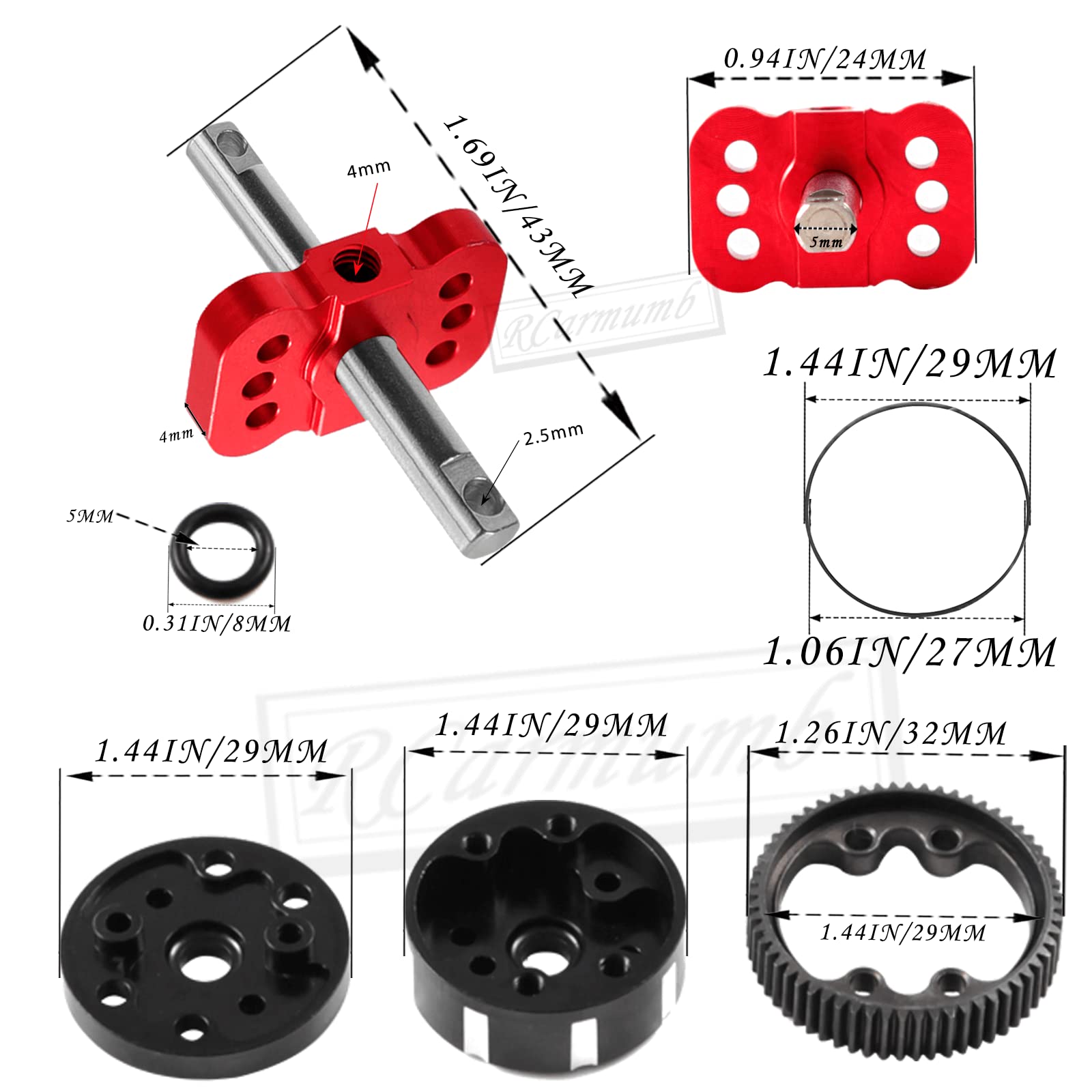 Copertura Cassa Differenziale 1/10 RC (grigio Titanio). | Leroy Merlin