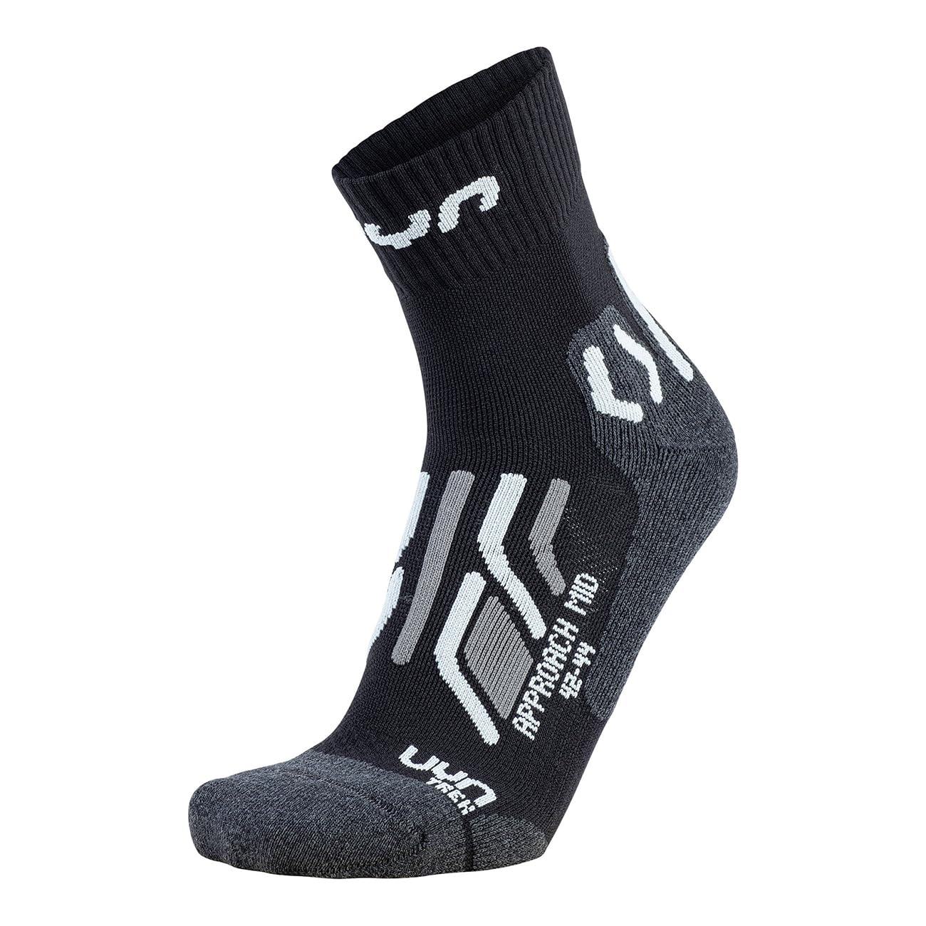 UYN S100199 TREKKING APPROACH MID Socks Women's Black/gray 40