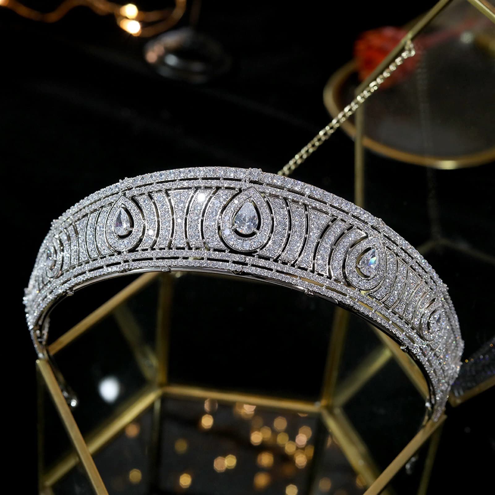 Bruidssieraden set met bijpassende halsketting, armband en oorbellen