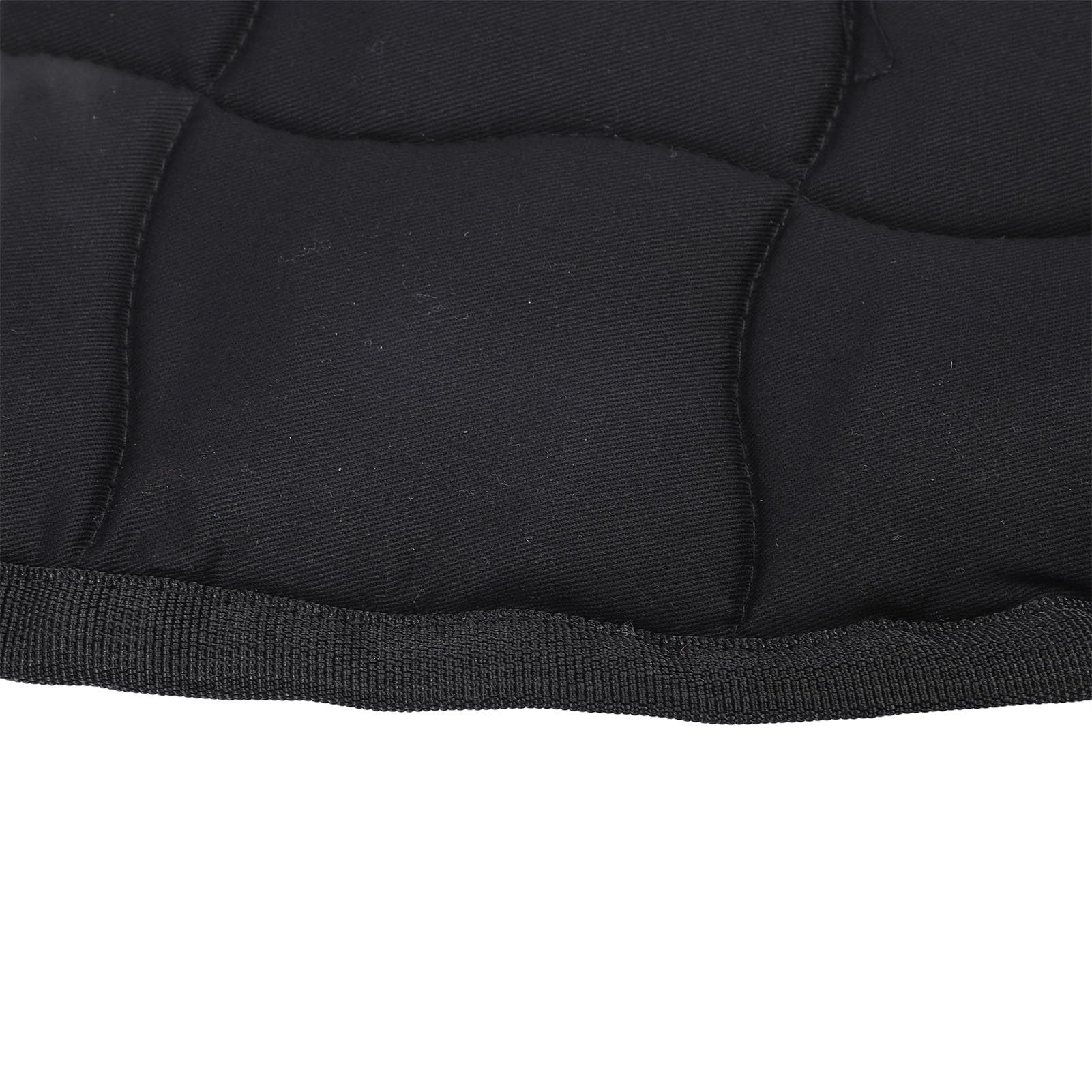 Equine Horse Saddle Pad, Shock Absorbing Memory Foam Half Saddle Pad, English Riding Pad, for Stable Riding and Spine Protection, Durable Equine Supplies (Negro)
