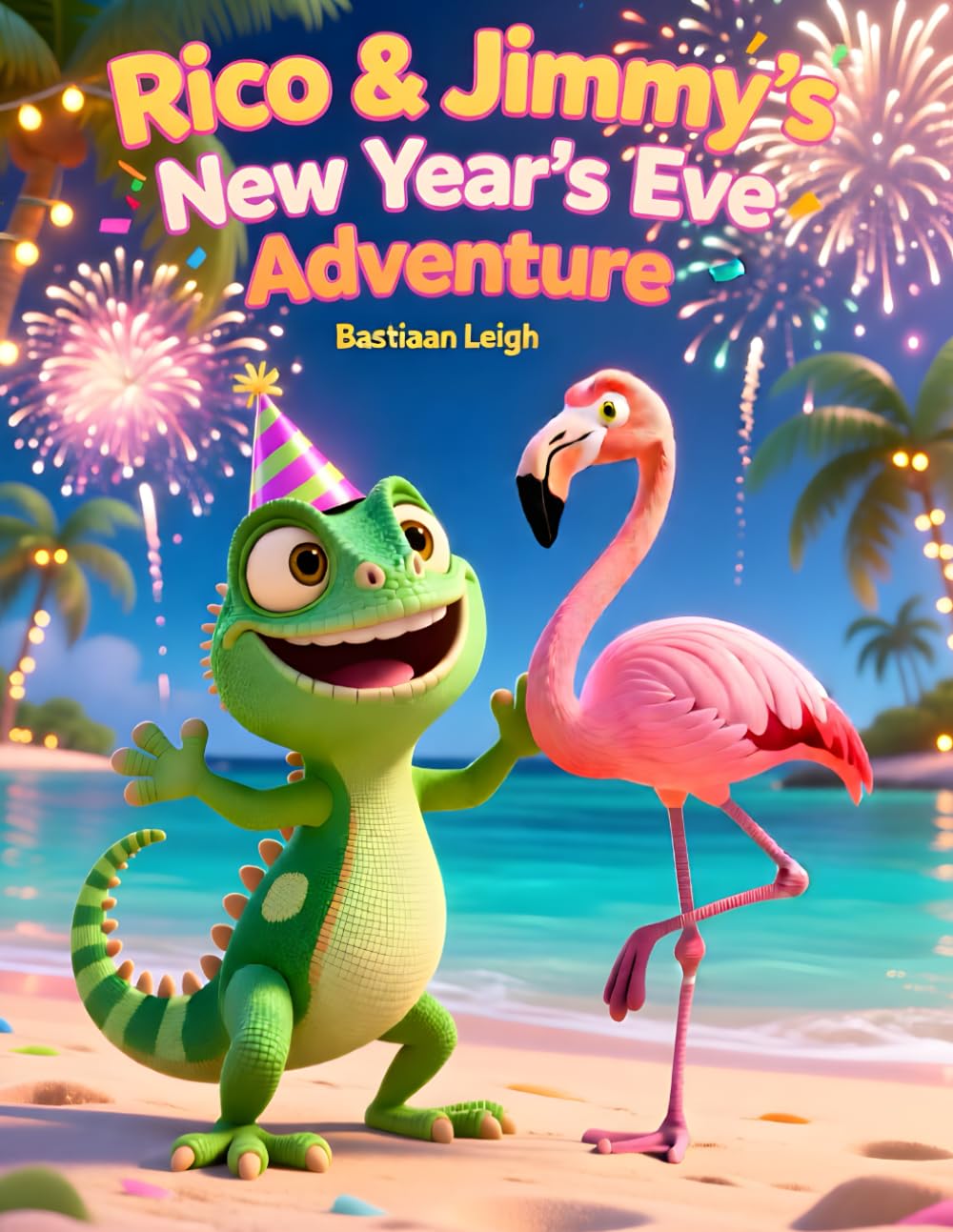 Rico and Jimmy's New Year's Eve Adventure: A Magical Caribbean Celebration with Rico the Iguana and Jimmy the Flamingo