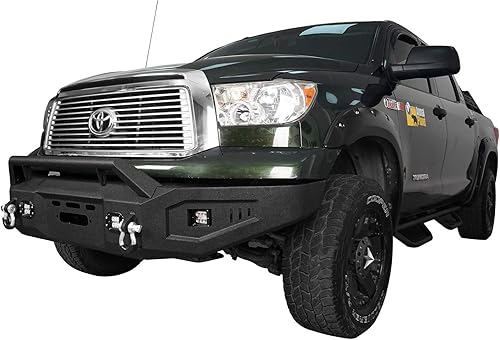 Miniatura 5 de Tundra parachoques delantero con placa de cabrestante para camioneta Toyota Tundra 2007 2008 2009 2010 2011 2012 2013