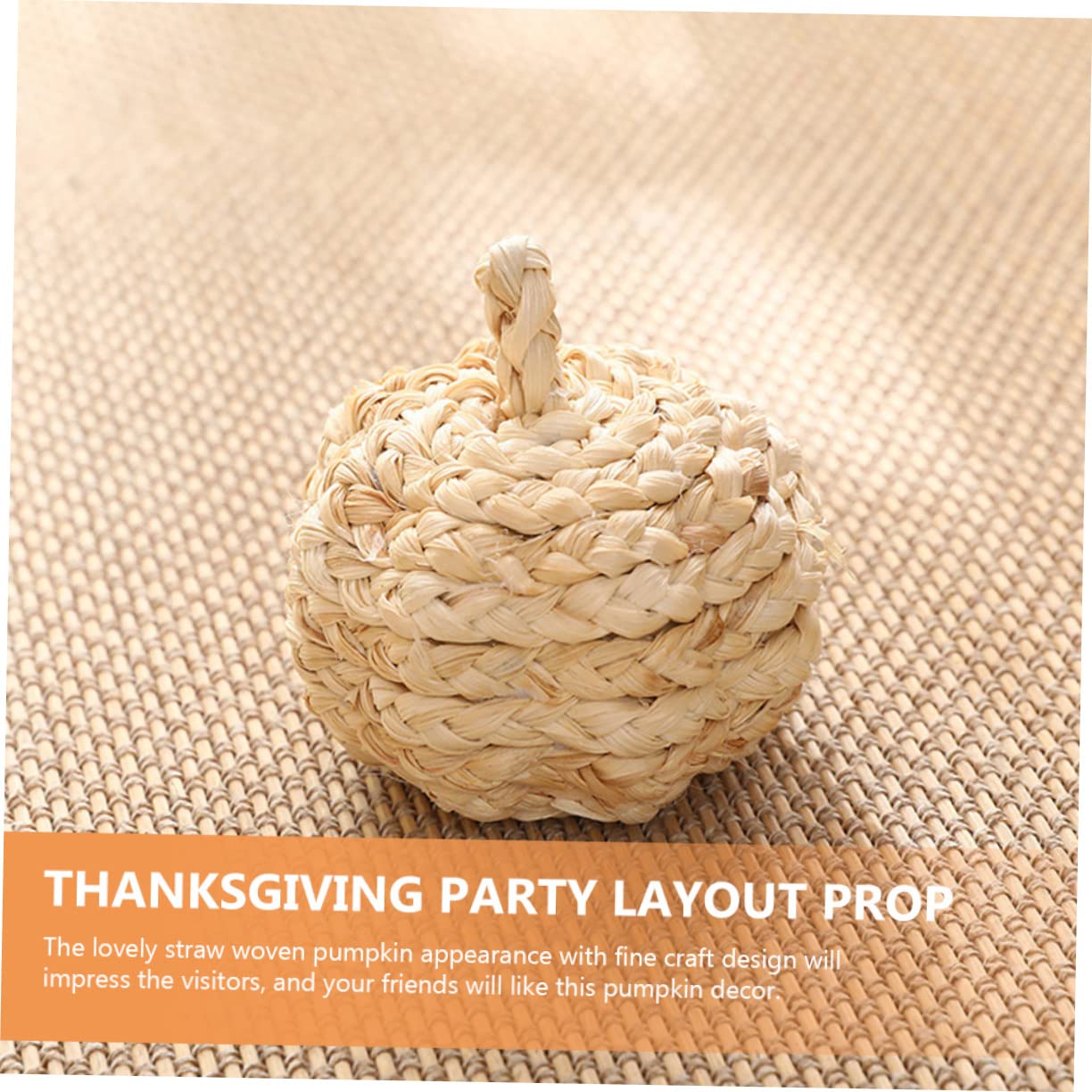 8stücke Geflochtene Kürbisornamente Aus Dekorative Kunstpumpkins Für Herbst Und Weihnachtsdekoration Für Tisch Und Fensterbank