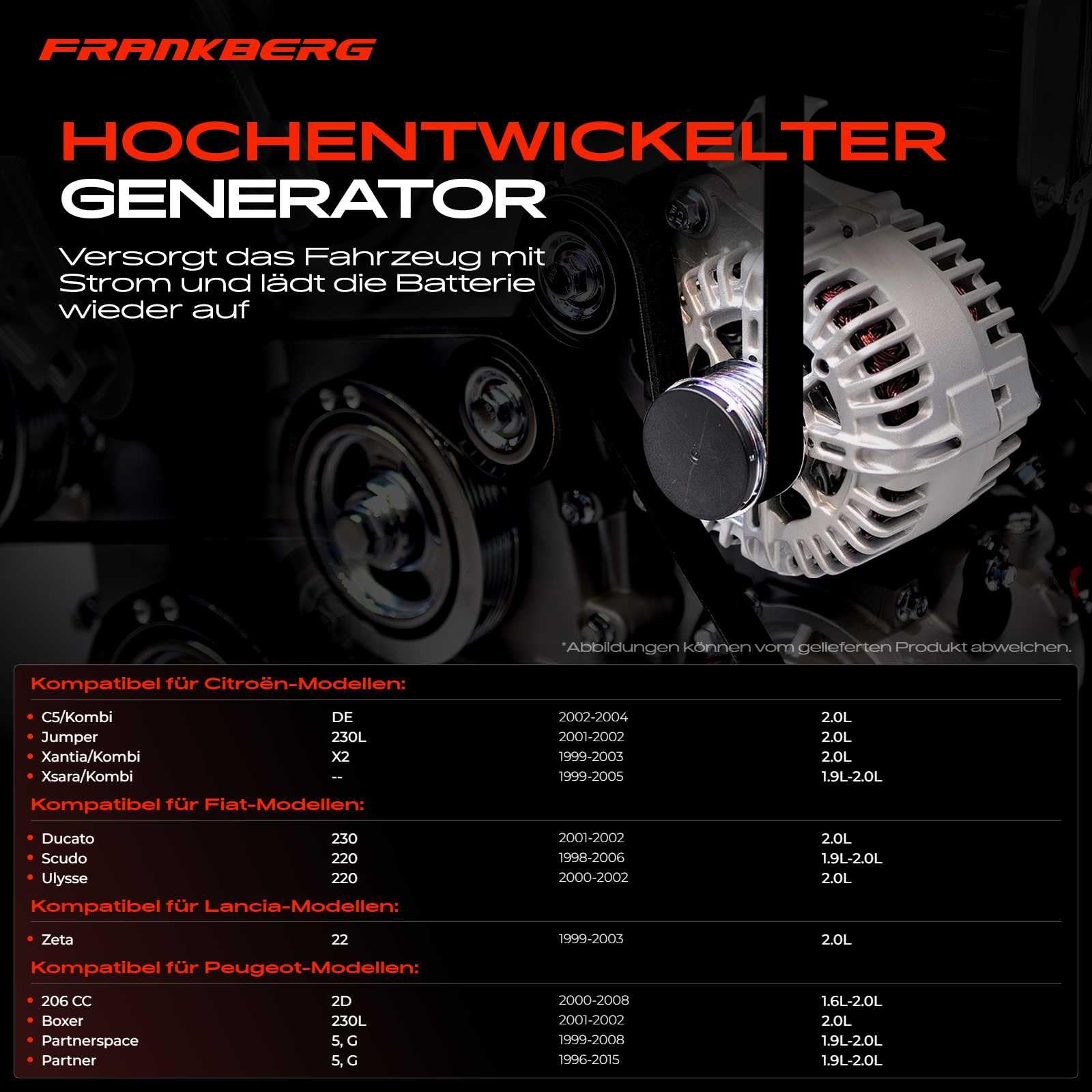 Frankberg Alternateur-générateur 21444, A3TA6491