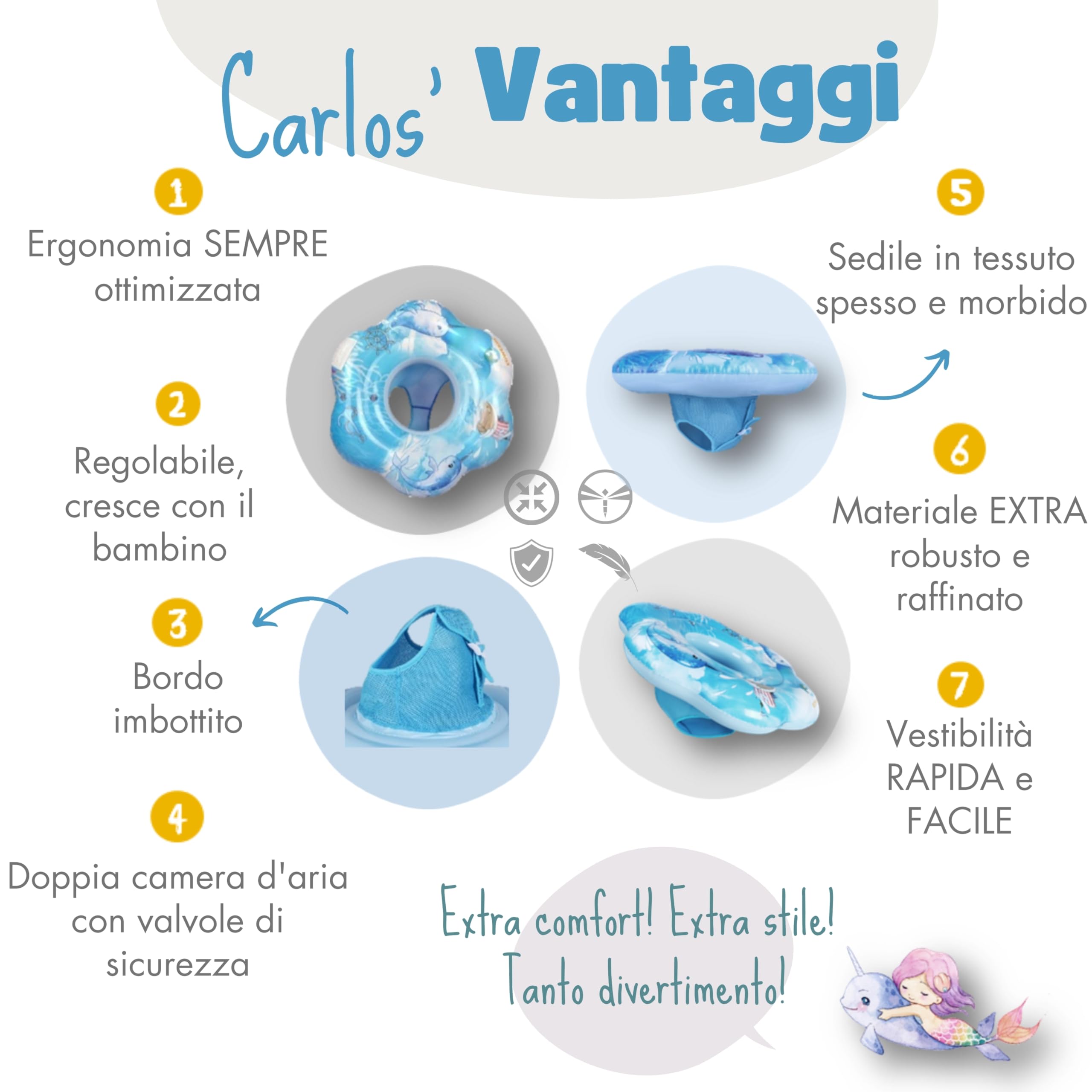 EDWEKIN® Braccioli da nuoto