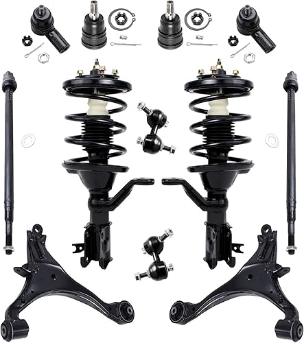 Miniatura 67 de Detroit Axle - Kit de puntales delanteros de 6 piezas para Chevrolet Aveo Aveo5 Pontiac G3 Wave, barra estabilizadora, varillas de acoplamiento