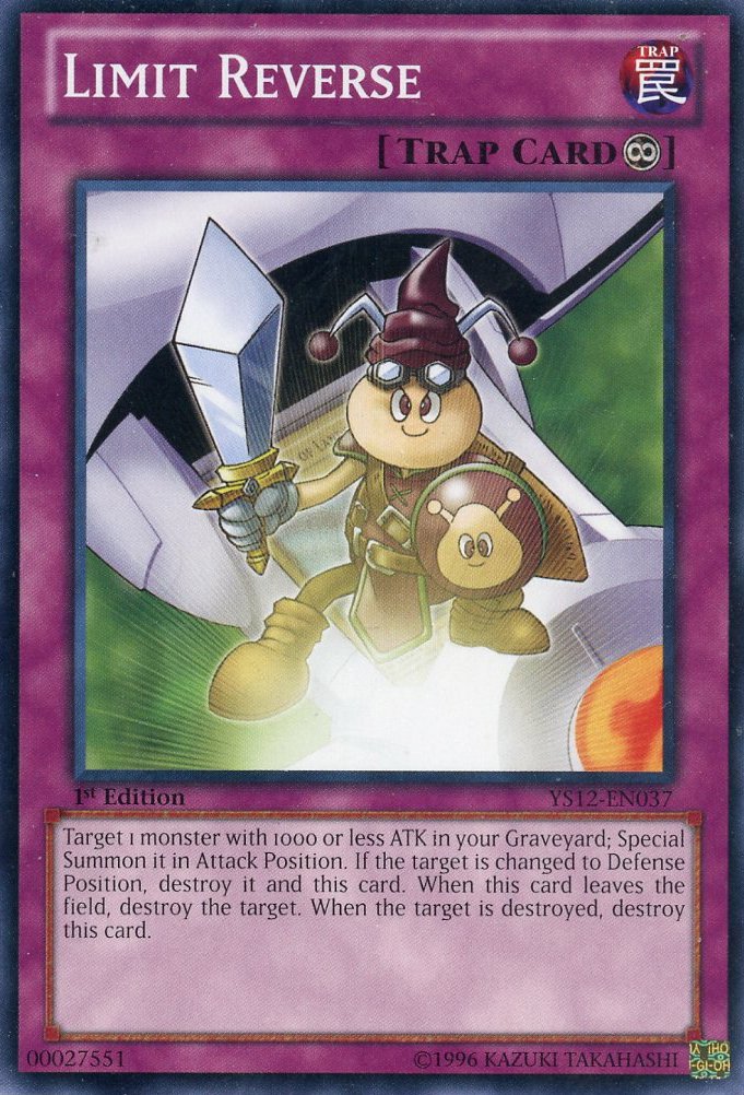 Amazon.com: Yu-Gi-Oh! - Limit Reverse (YS12-EN037) - Starter Deck: XYZ  Symphony - 1st Edition