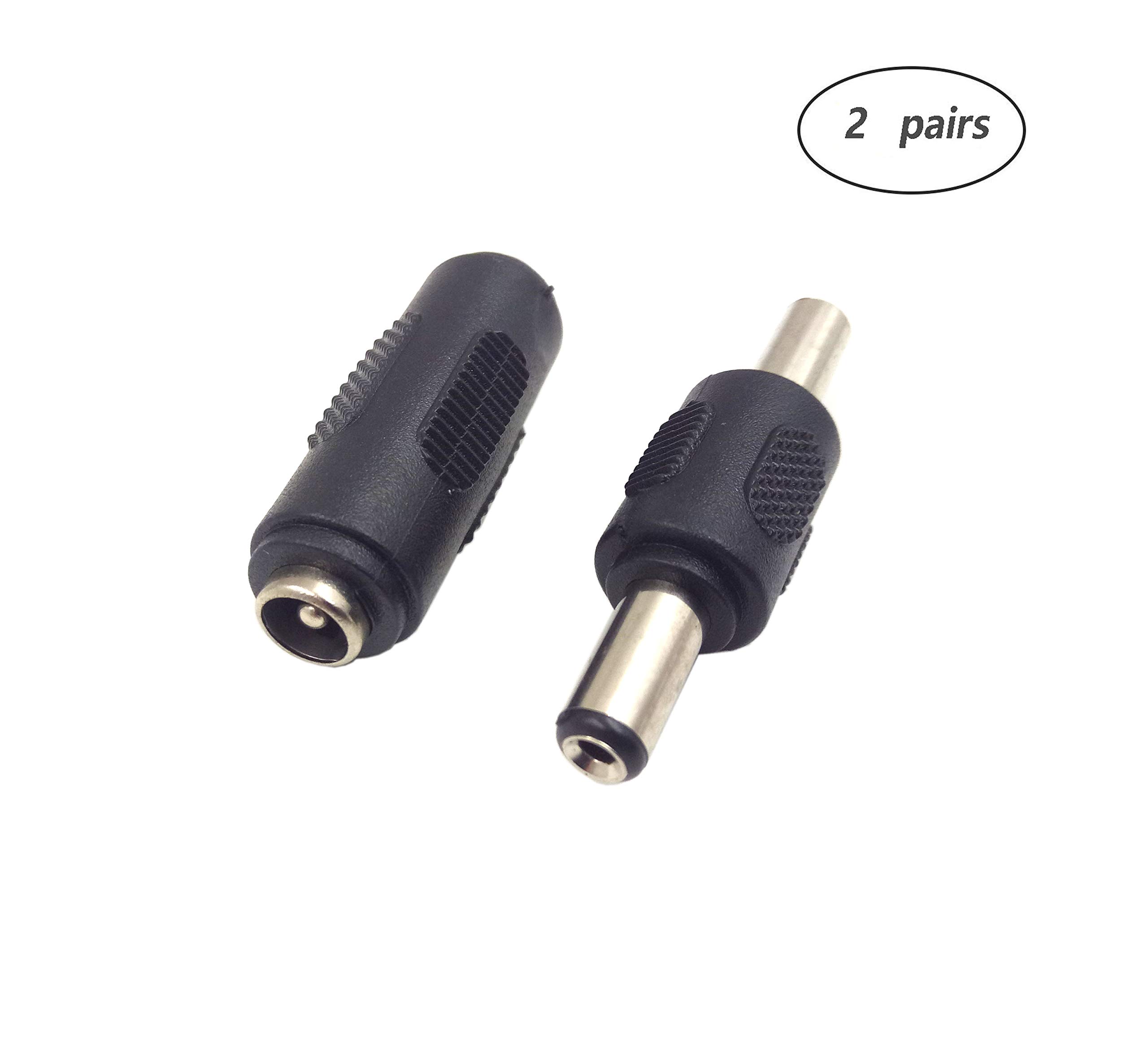 3 Stück DC 5,5 x 2,1 mm Buchse auf Buchse Netzstecker, DC Buchse, DC