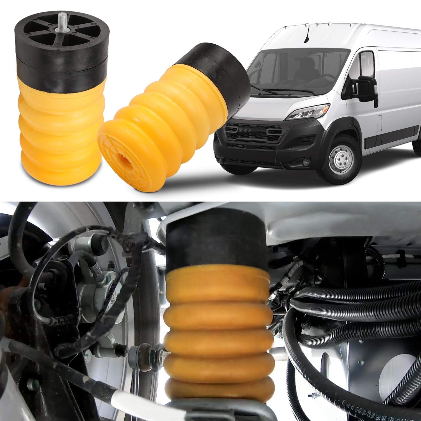 Muelle Suspensión Neumática SSR-313-54 Para Ducato Desde 2006 Jumper Boxer Desde 2006 Dodge ProMaster 1500 2500 3500 2014-2023