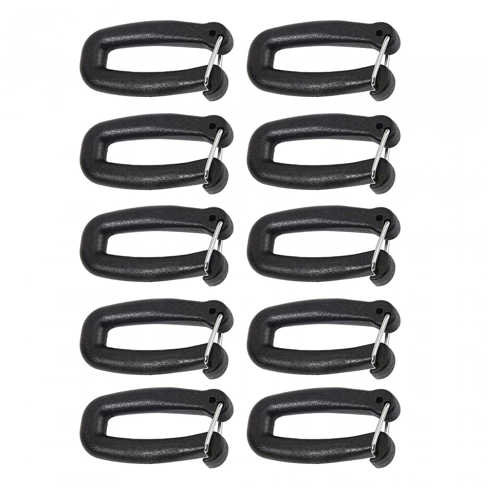 BNF® 10Pcs Webbing Strap Hook Attachments for Backpack Strap Luggage Strap Hiking|Carabiners & Hardware|10 Webbing Strap Hook|10 Webbing Strap Hook-picture-12
