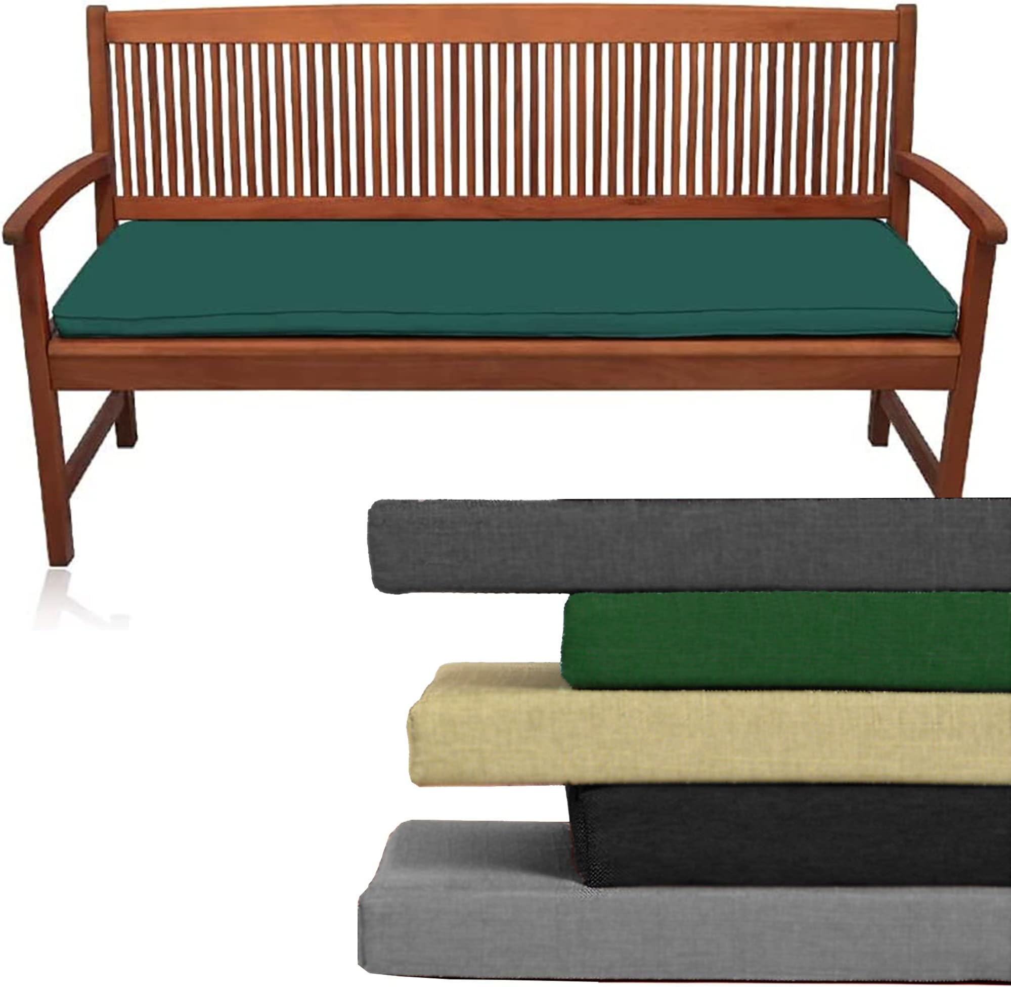 Bench Cushion Pad Outdoor Indoor Garden Kitchen Furniture 3 Seaters